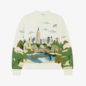 CENTRAL PARK EMBROIDERY SWEATER